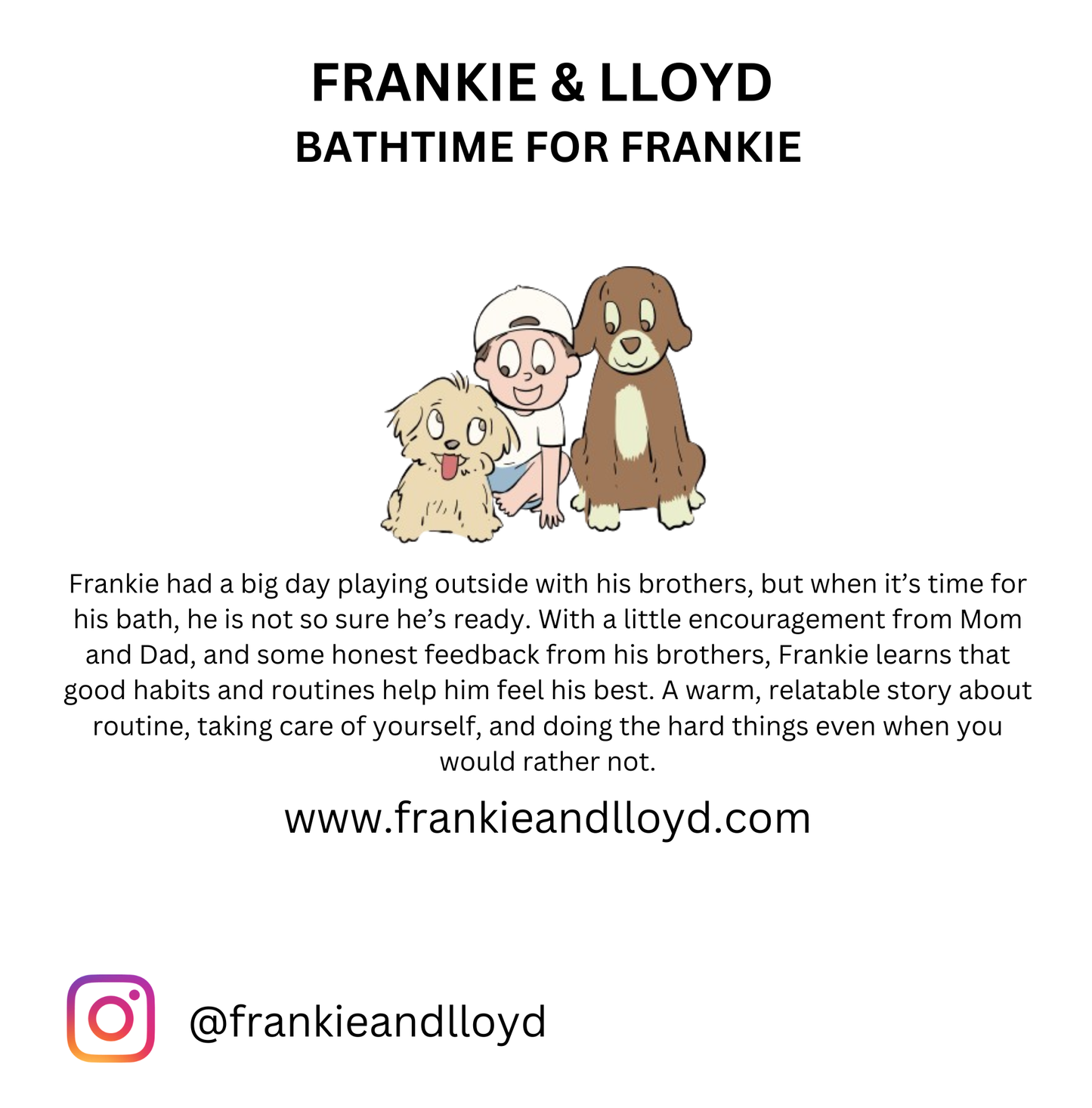 Bathtime for Frankie