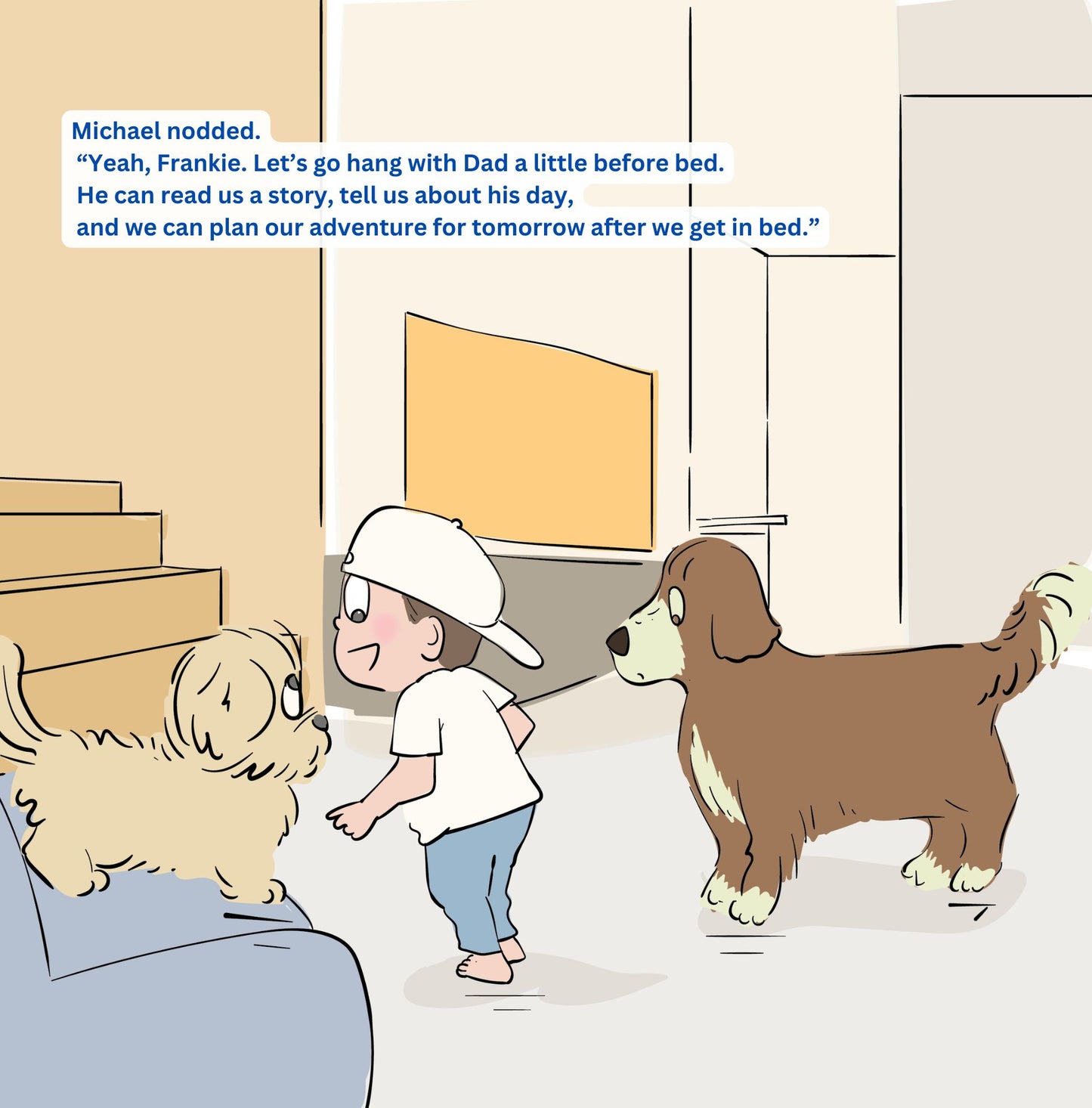 Frankie Gets Ready for Bed