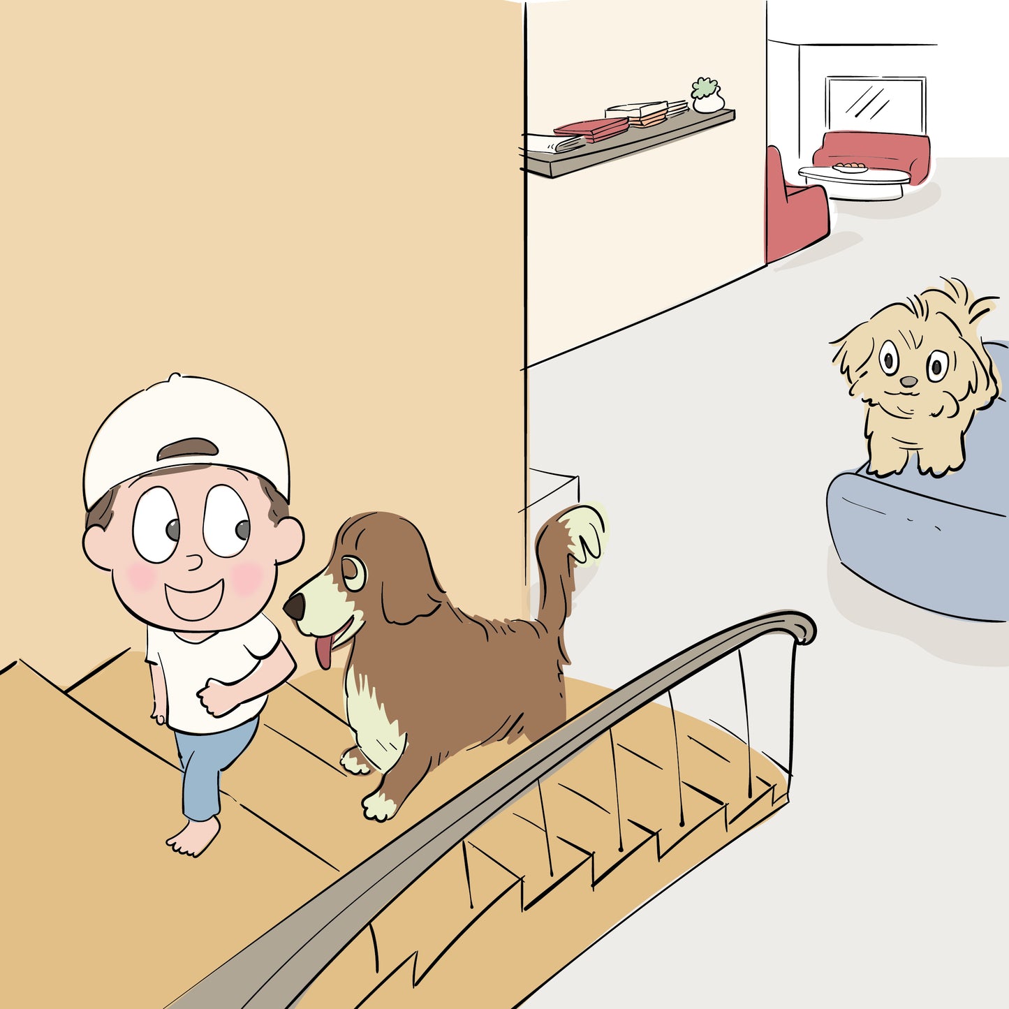 Frankie Gets Ready for Bed